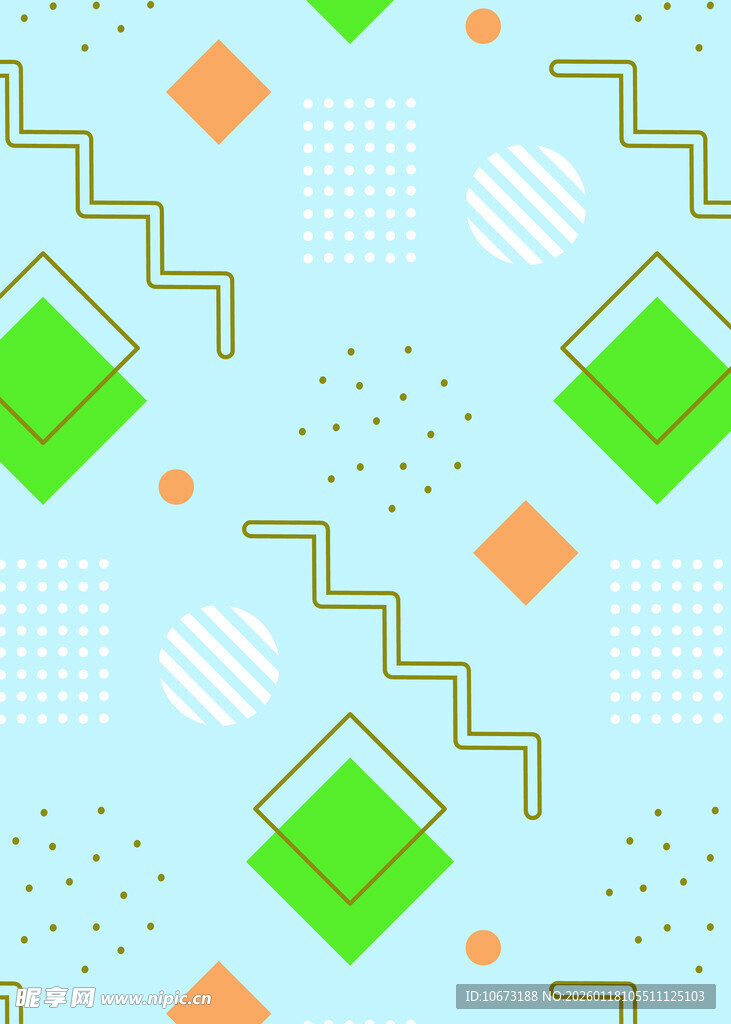 几何图案浅蓝色背景纹理