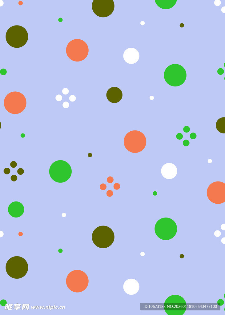 多彩圆点图案背景
