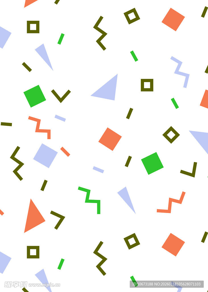 多彩几何图案背景