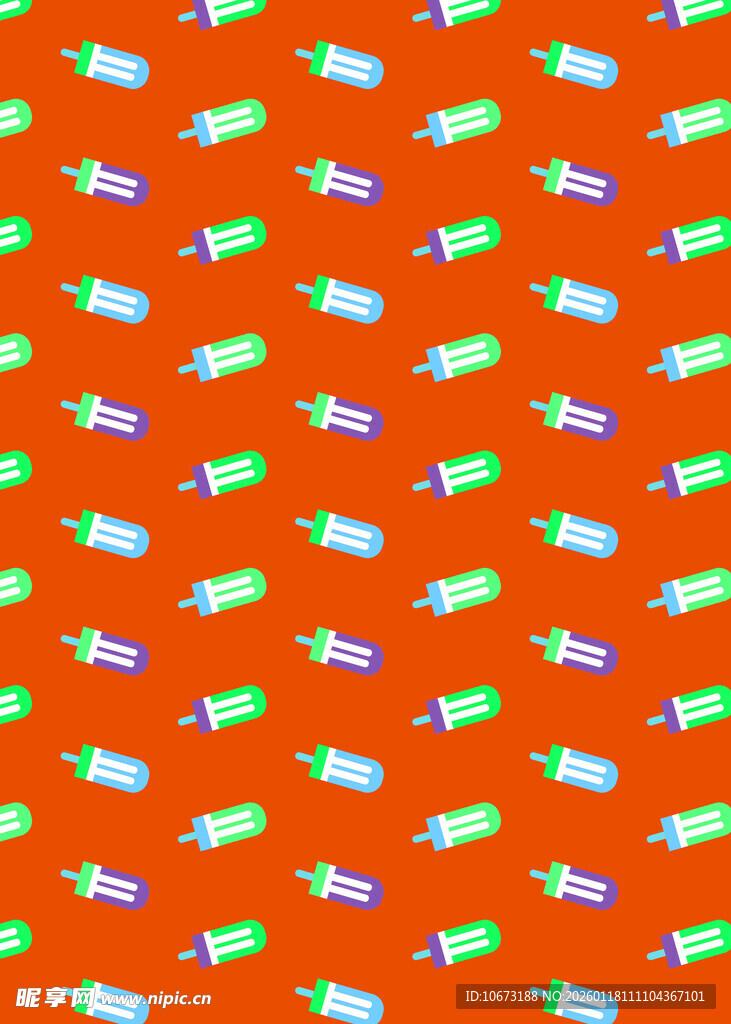 多彩糖果图案背景