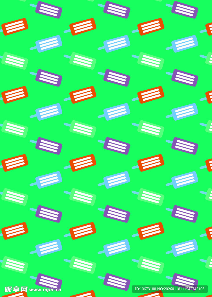 多彩药片图案背景