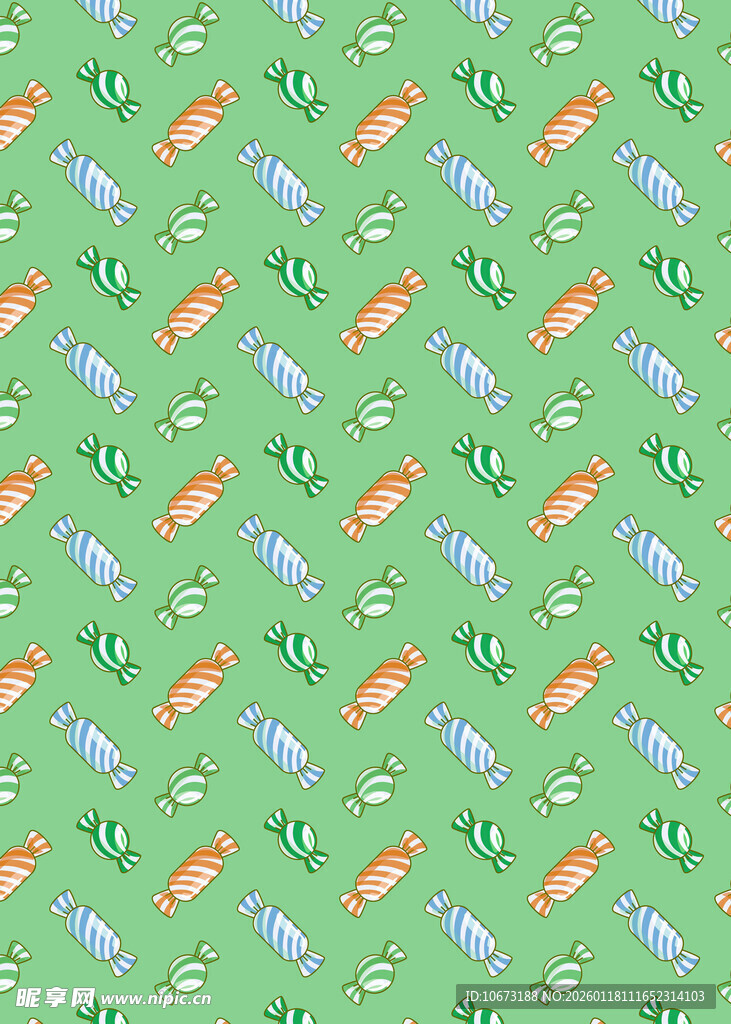 多彩厨具图案背景