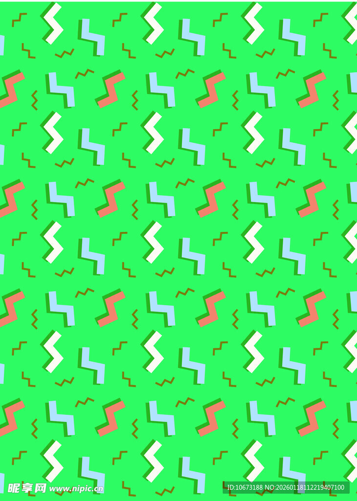 绿色圣诞元素图案背景