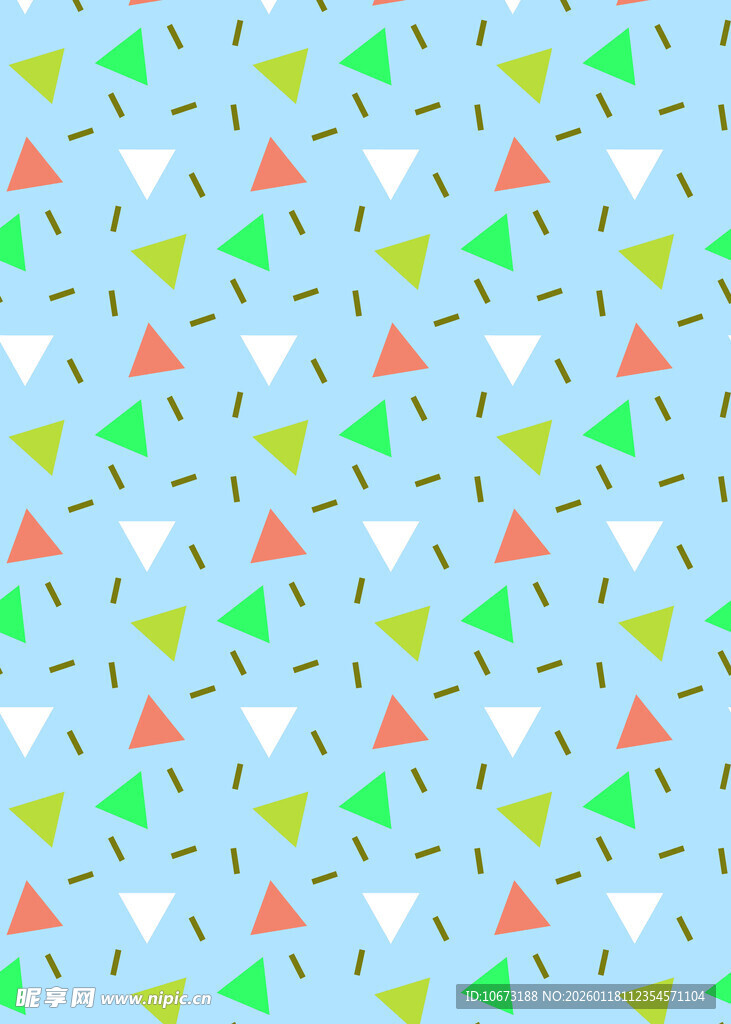 多彩三角图案背景