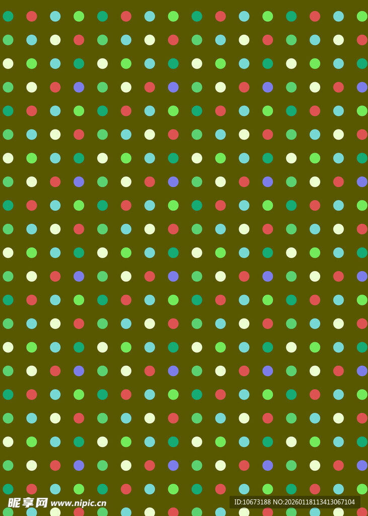多彩圆点图案背景