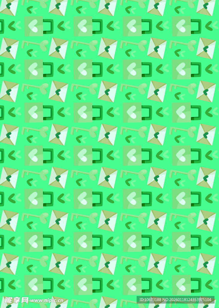 绿色几何图案背景纹理