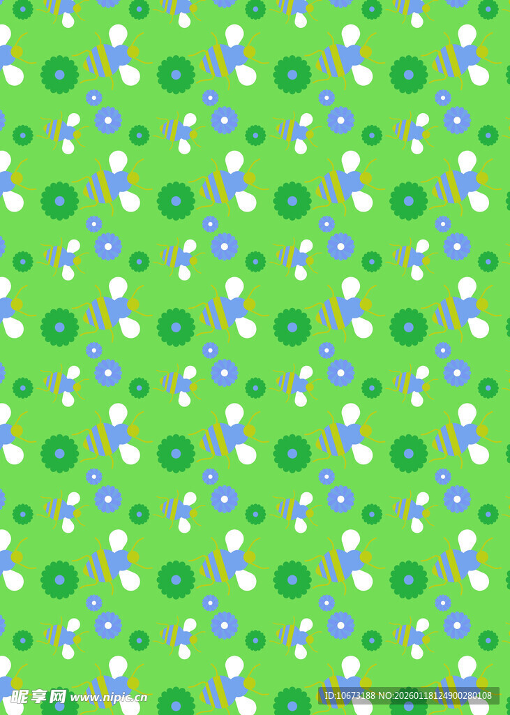 绿色圆点图案背景