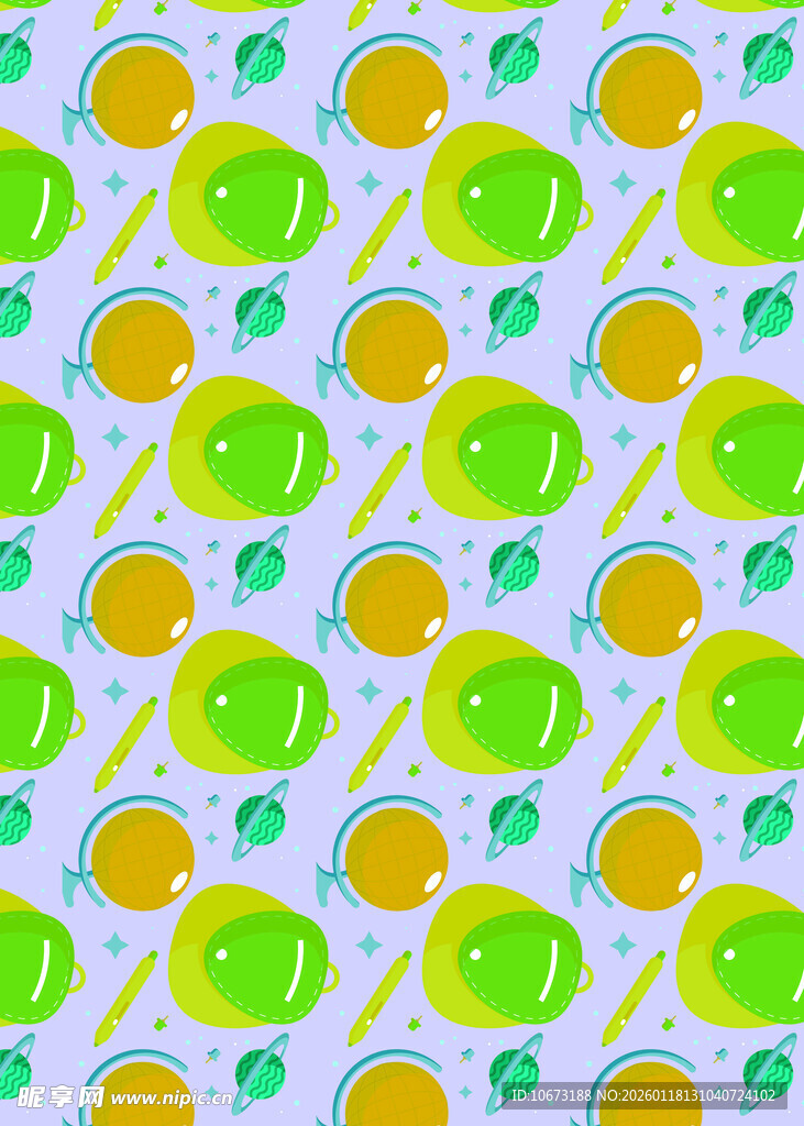 清新水果图案背景