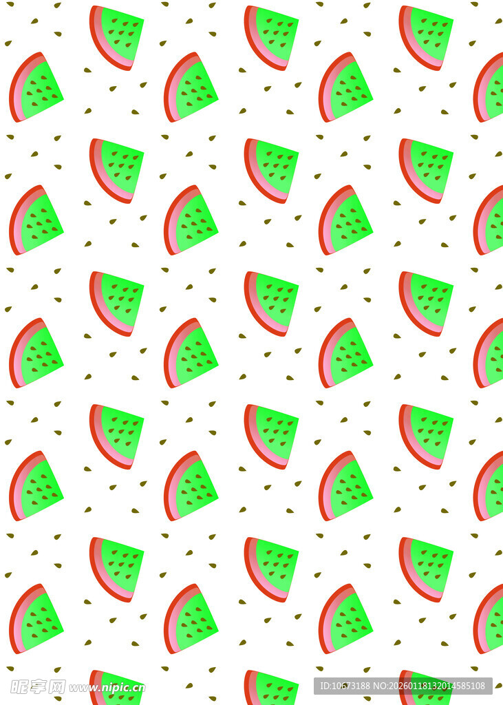 西瓜图案背景