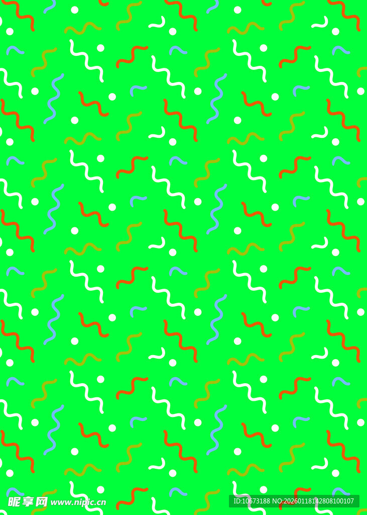 绿色圣诞元素花纹背景图