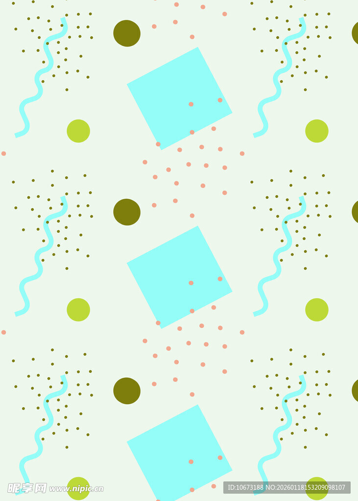 清新几何图案背景纹理