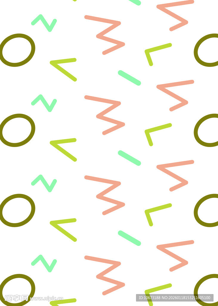 多彩几何图案背景