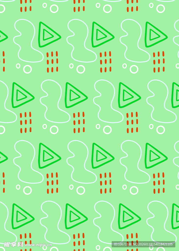 绿色几何图案背景纹理