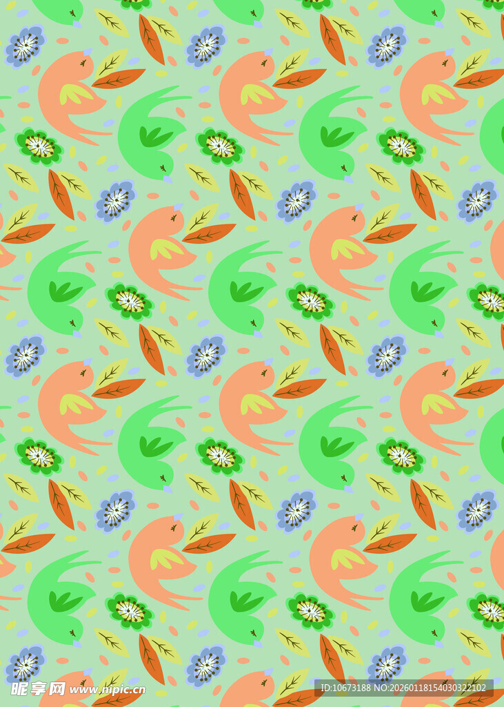 多彩蔬菜图案无缝背景