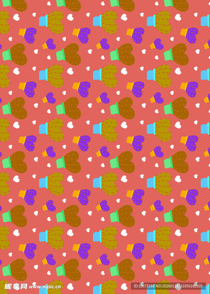 多彩圆点图案背景