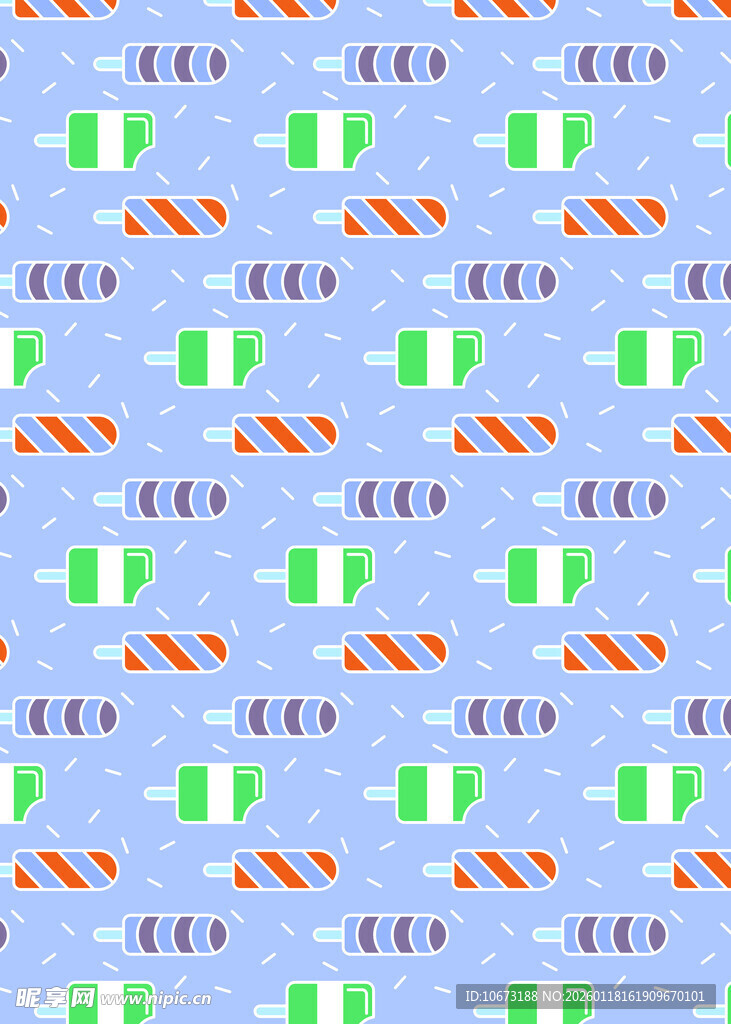 多彩糖果图案背景