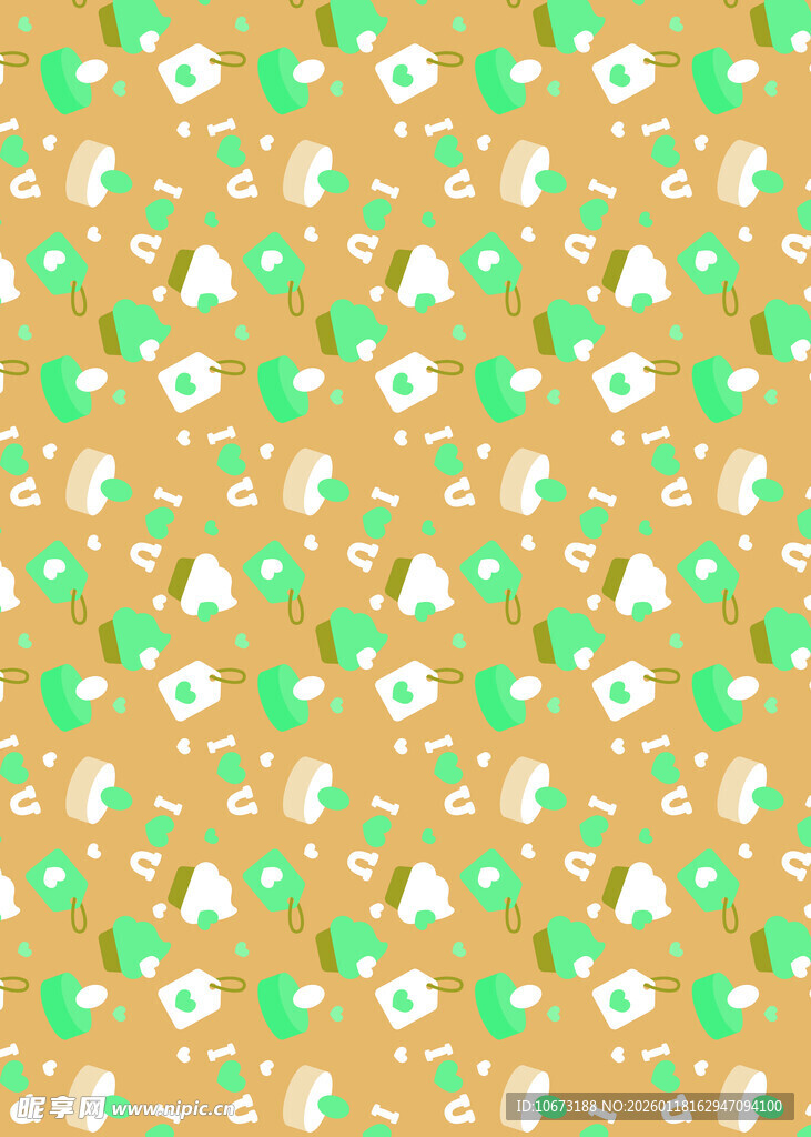 清新花卉图案背景