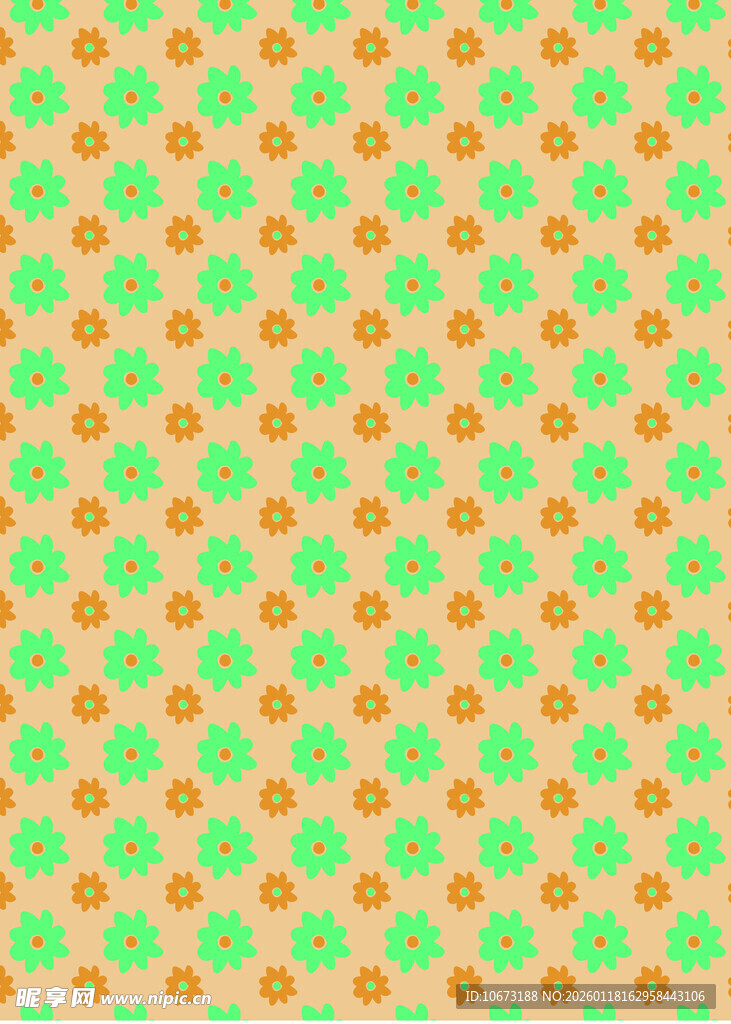 黄绿相间几何图案背景