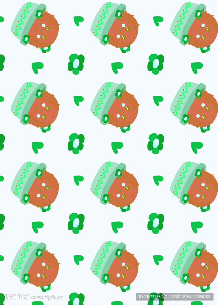 圣帕特里克节图案背景
