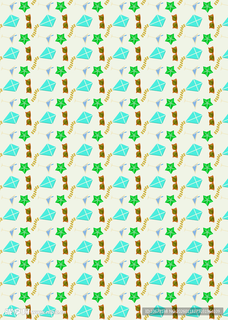 清新几何条纹图案背景