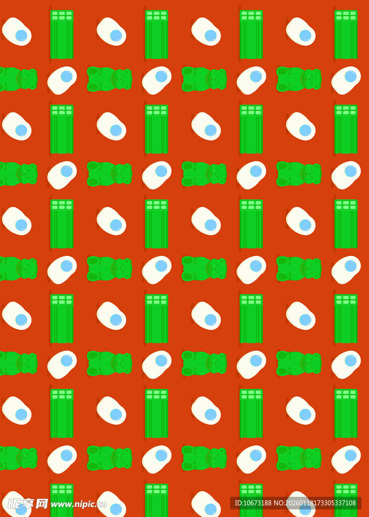 圣诞主题红绿格子图案
