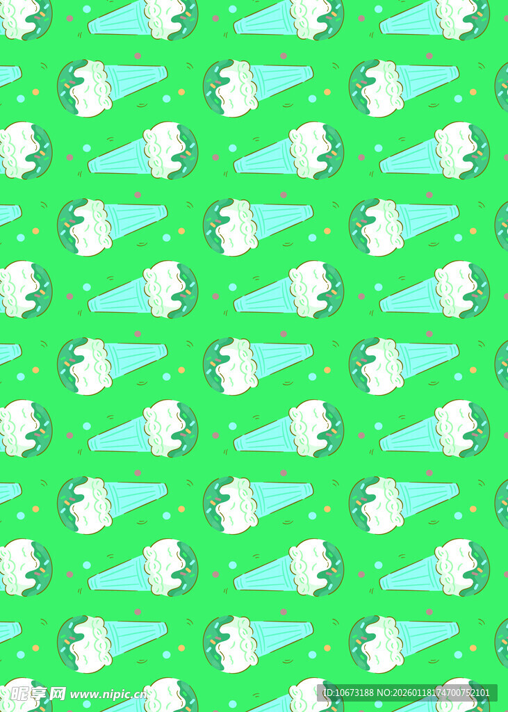 清新绿底飞机图案背景