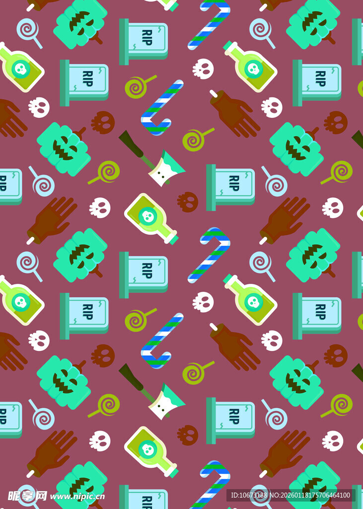 复古电子风图案设计