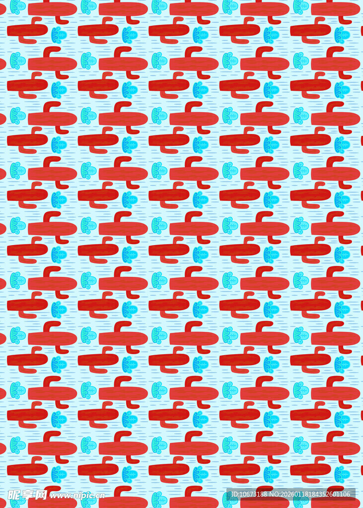 红色汽车图案的蓝色背景图