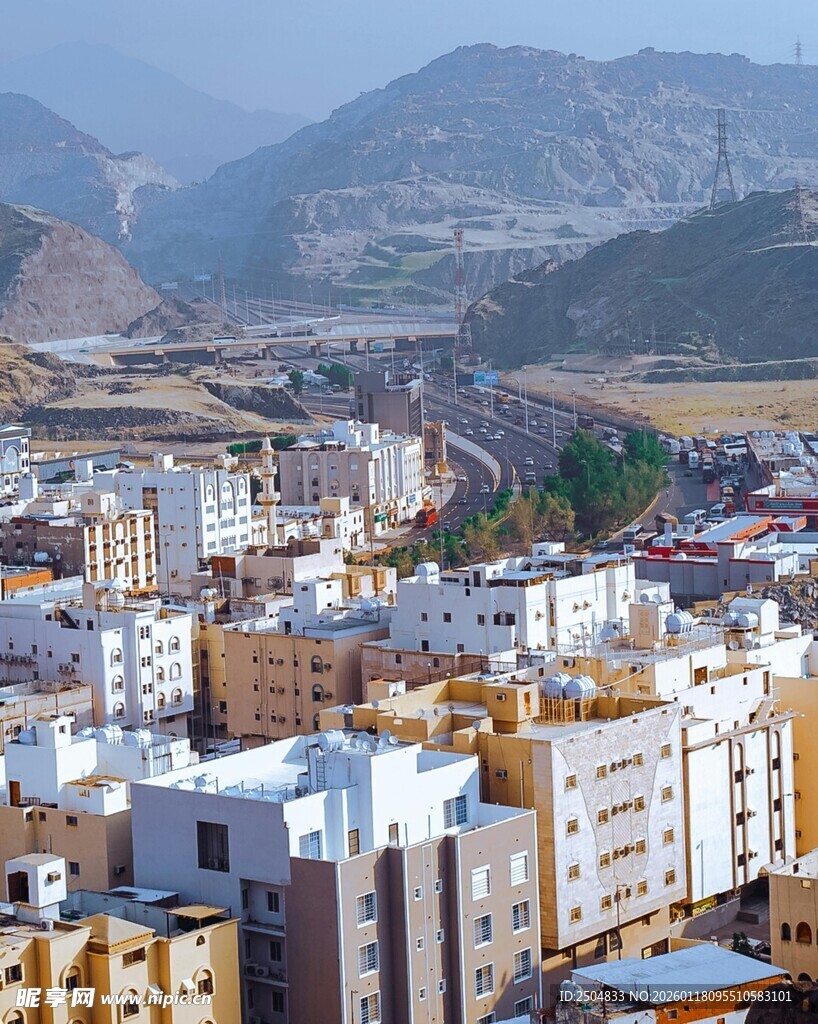 山城城市景观俯瞰