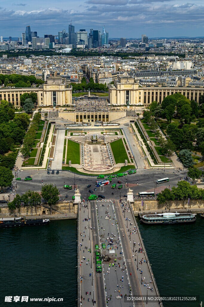 巴黎城市景观俯瞰