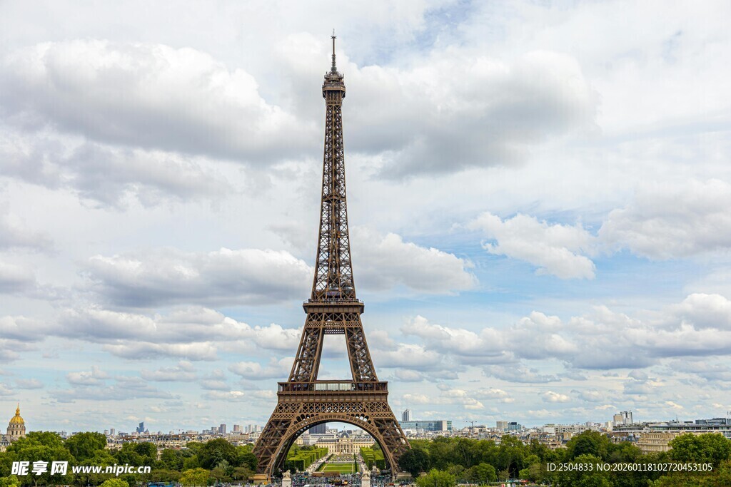埃菲尔铁塔 巴黎标志性景观