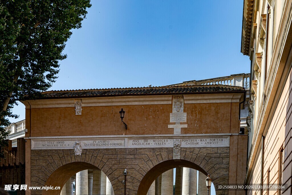 古典拱门建筑景观