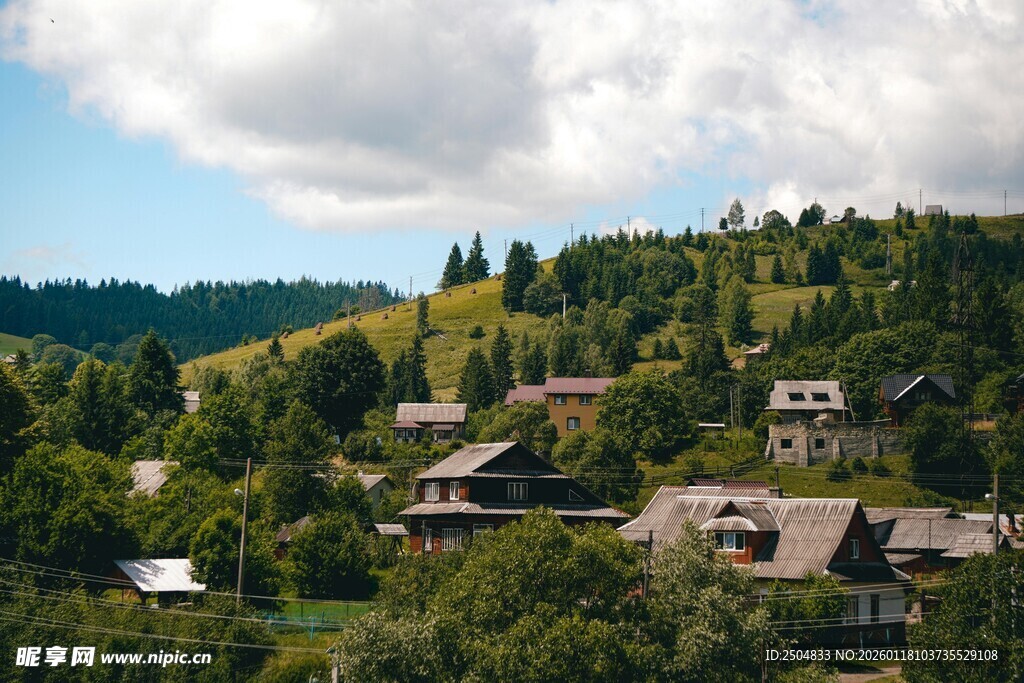 山间村落美景
