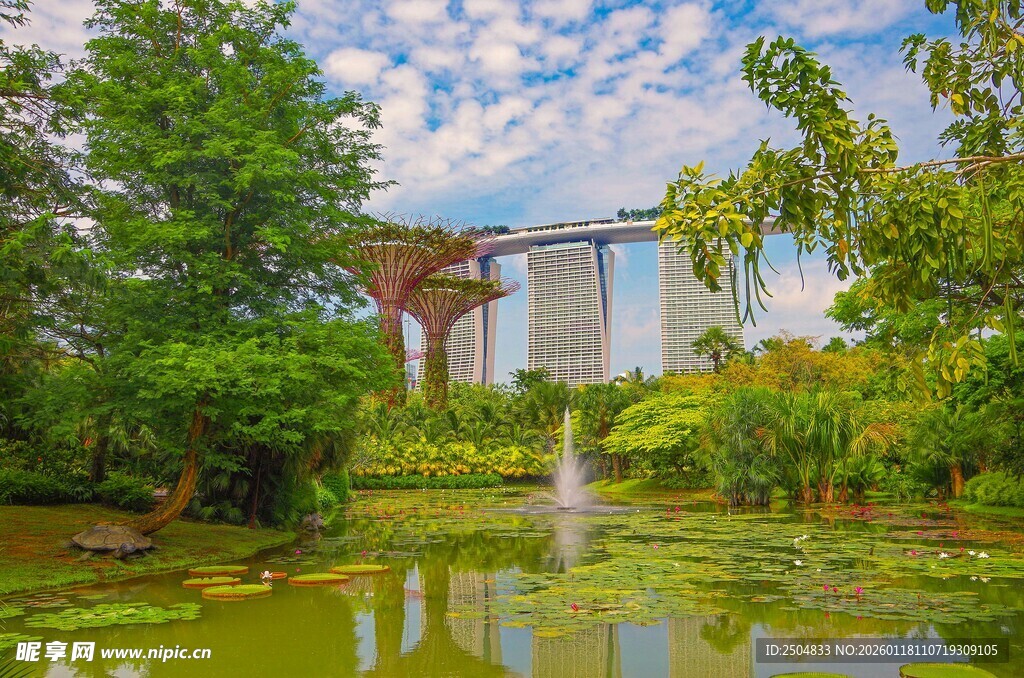 新加坡滨海湾花园景观