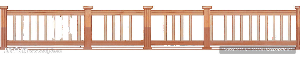 木质护栏素材