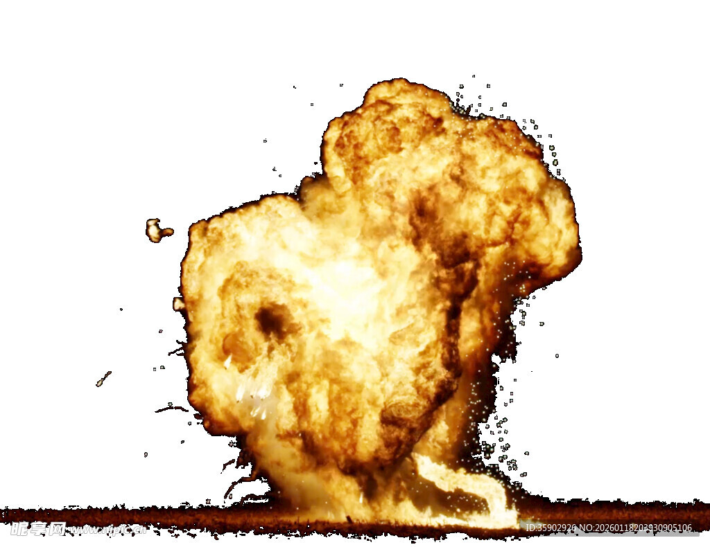 爆炸瞬间特效画面