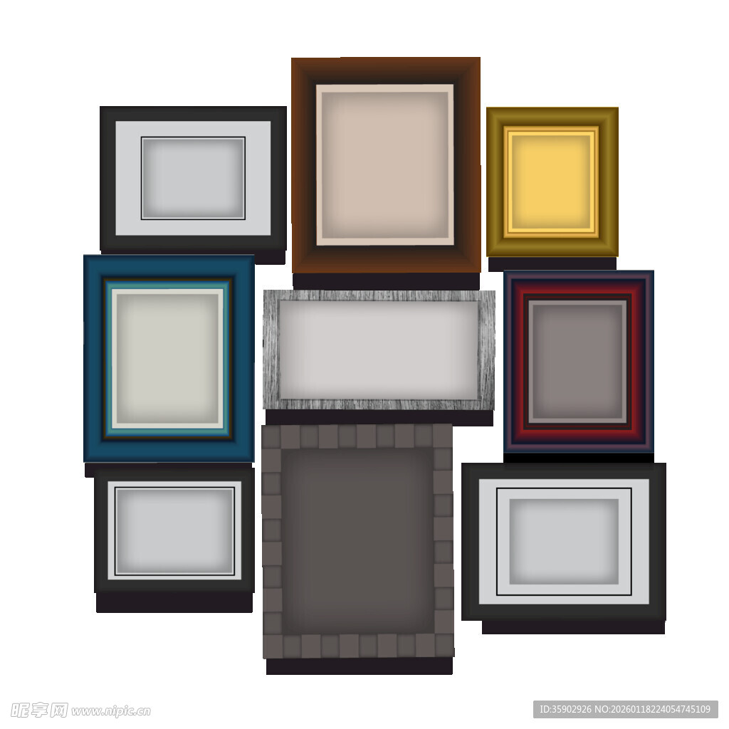 多样相框组合展示