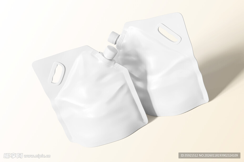 白色包装袋样机