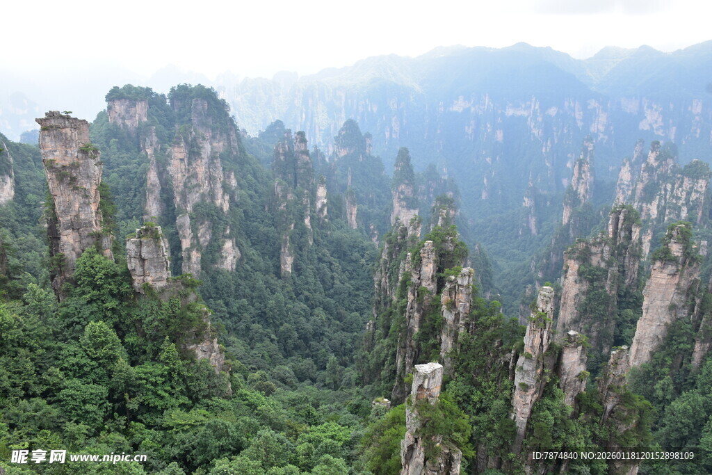张家界奇峰异石景观