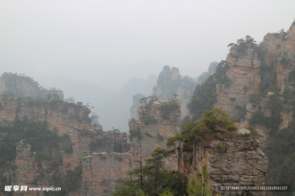张家界奇峰美景