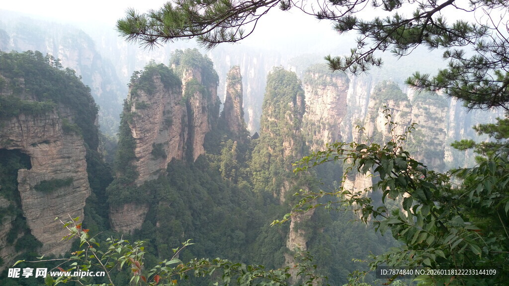 张家界奇峰美景