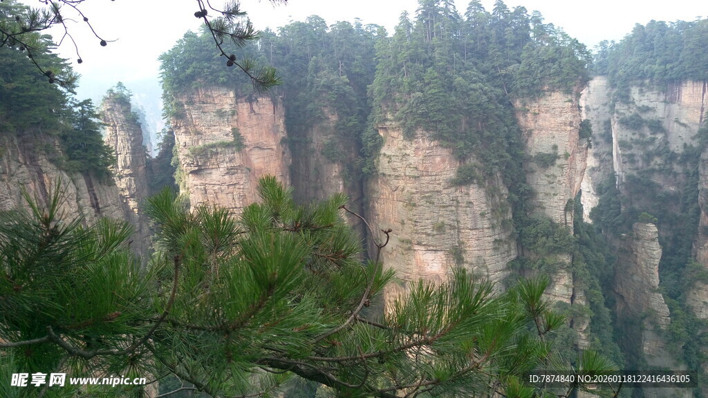 张家界奇峰异石景观