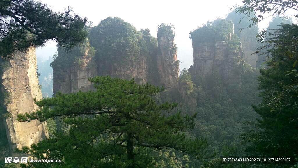张家界奇峰异石景观