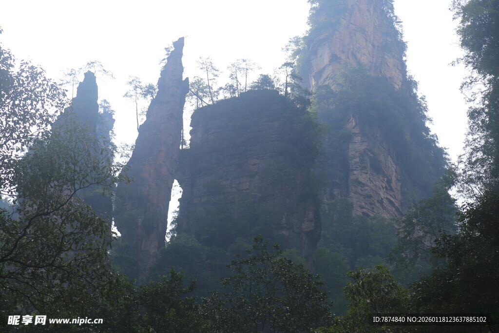 张家界奇峰景观