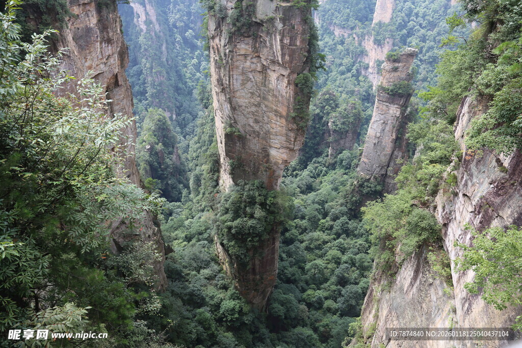 张家界奇峰异石景观