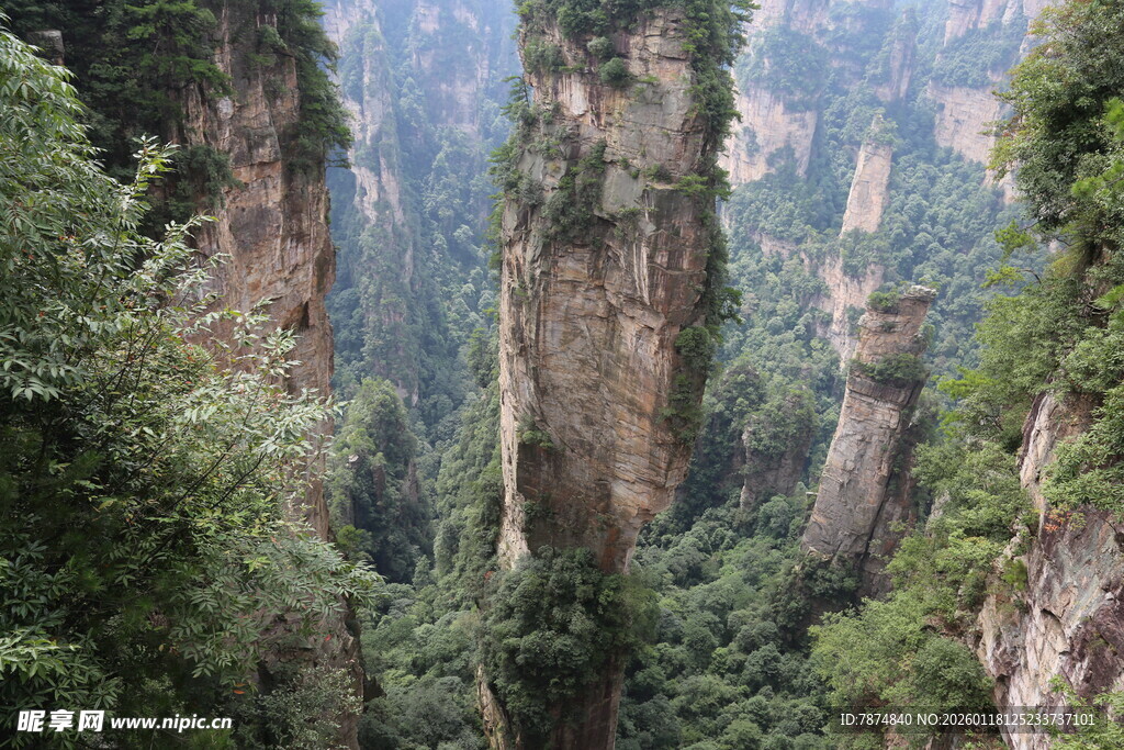 张家界奇峰异石景观
