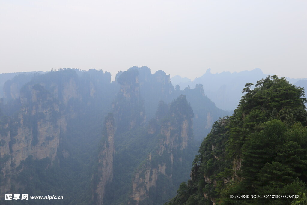 张家界奇峰美景