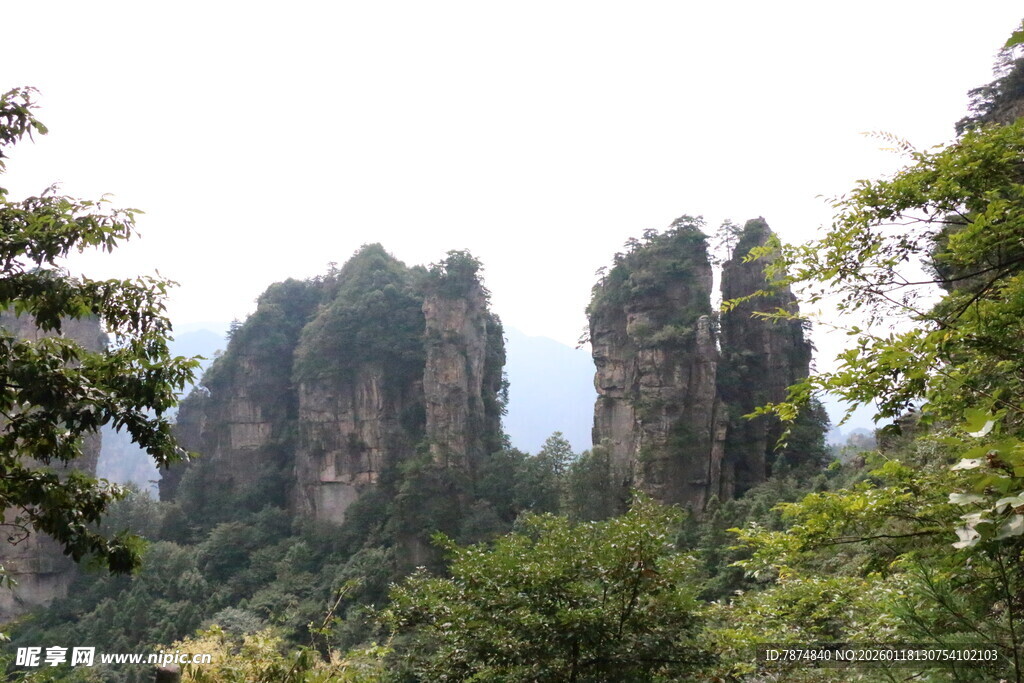 张家界奇峰异石景观