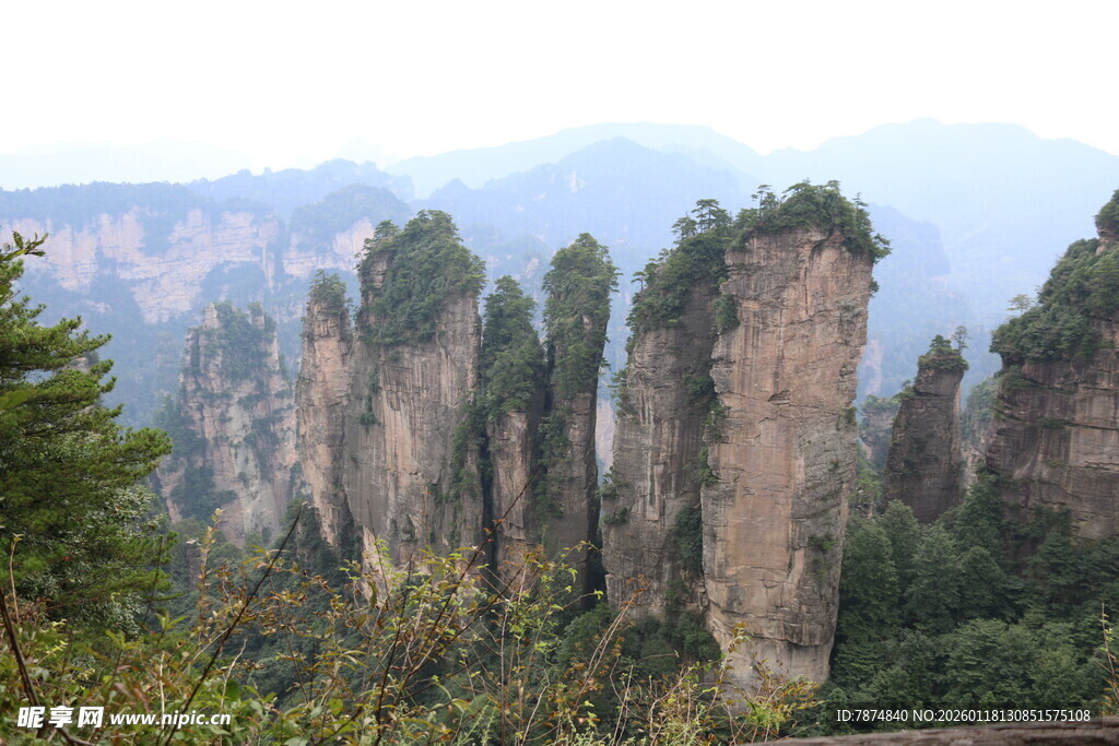 张家界奇峰美景