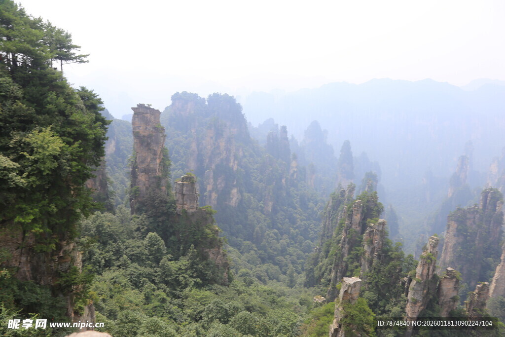 张家界奇峰美景